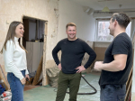 Всё лучшее - детям! По просьбе Натальи Романиченко шефы из Республики Карелия ремонтируют Васильевский детский сад «Солнышко».